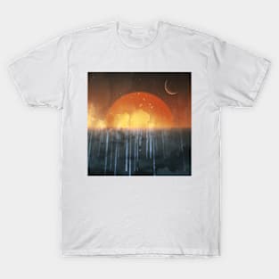 SURREAL DAWN FLİGHT AS GOLDEN SUN RİSES T-Shirt